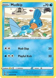 Juego de cartas coleccionables Pokémon Mudkip Fusion Strike 062/264 regular común ࿊ - Imagen 1 de 1