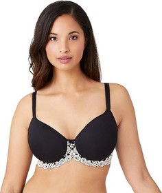 Wacoal Women's Embrace Lace Contour Bra 853191 T-Shirt  Stretch Foam Black