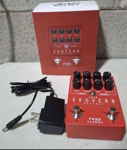 Flamma FS22 Ekoverb Stereo Delay & Reverb Guitar Pedal - Picture 1 of 4