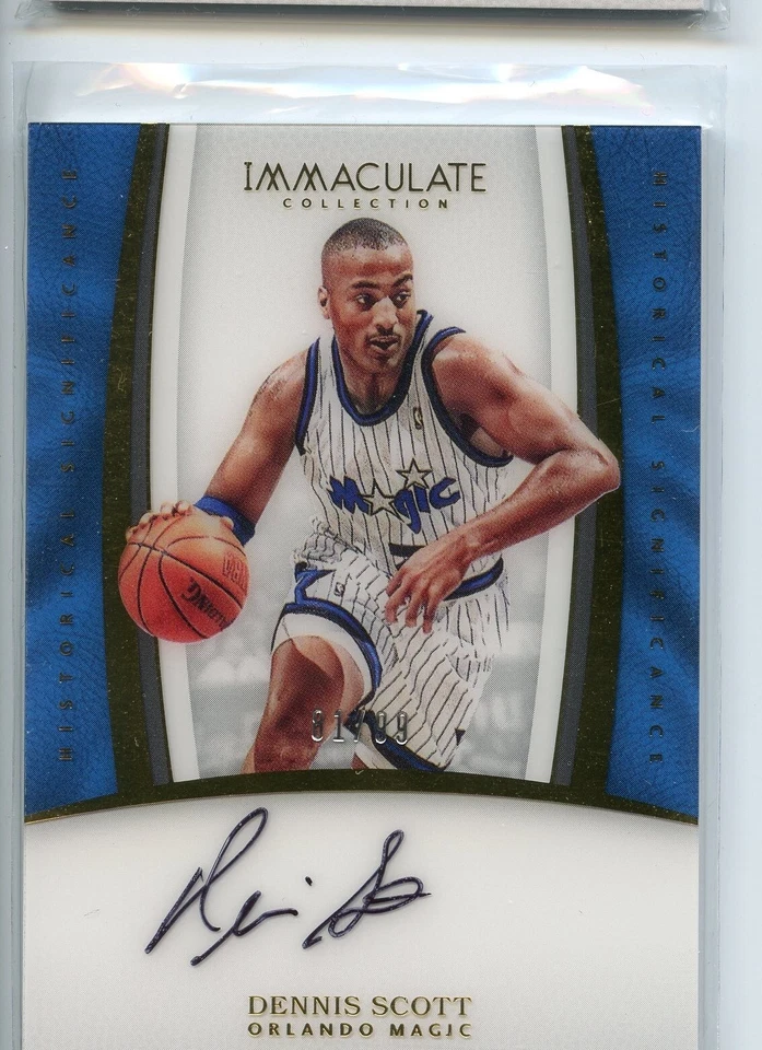 Panini Immaculate Collection 2016-17 Dennis Scott ¡Auto 81/99!! Foto 1 de 1