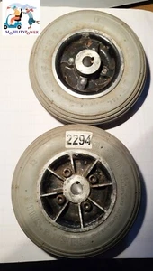 Elektromobil solide Hinterräder grau 200 x 50 Art.-Nr. 2294 Bohrung 16 mm - Bild 1 von 2