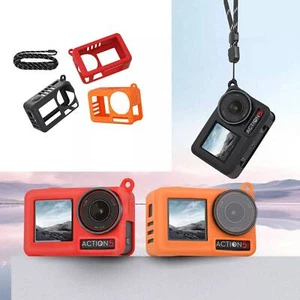 Silicone Case Protective Cover + Neck Lanyard For DJI OSMO ACTION 5 Pro Camera - Picture 1 of 27