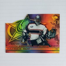 2001-02 Private Stock Titanium Patrick Roy #'d/1000 North American All Stars #4