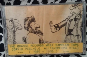 GG ALLIN PERSONAL CASSETTE TAPE RARE ORANGE RECORDS WEST SAMPLER 1985-1986 PUNK - Picture 1 of 8