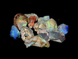 40.46 Cts ETHIOPIAN WELO OPAL ROUGH,"COLOR,BRIGHT ,FLASH,FIRE"