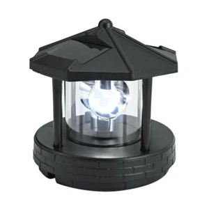 Solar-Leuchtturm, LED-rotierender Leuchtturm, 360 Grad drehbare Solarlampe DHL - Bild 1 von 12