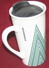 Tasse à thé à café Starbucks en céramique conique sans motif triangle de couvercle de déversement 14 onces