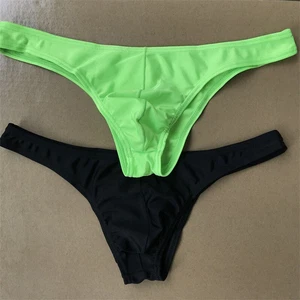 Men's Sexy Pouch G-string Thongs Jockstrap Swim Low Rise Bikini Briefs Underwear - Picture 1 of 17