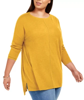 Suéter túnica Style & Co. feminino top cominho OPD plus size 3X - Imagem 1 de 4