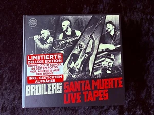 BROILERS - SANTA MUERTE Live Tapes - LIMITIERTE DELUXE EDITION STICKER 2 CD´S - Picture 1 of 3