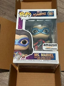 Funko Pop Marvel Studios Ms. Marvel Stepping Disney + Amazon Exclusive 1084 NEW - Picture 1 of 2