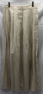 Vintage Kyle & Leigh long maxi beige skirt with pockets Size 8 - Picture 1 of 8