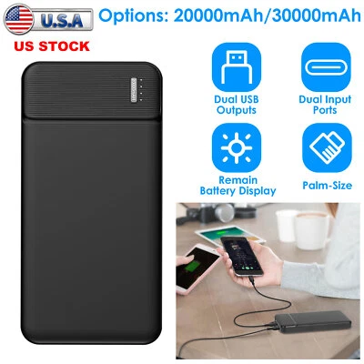 Power Bank 30000mAh USB Charger External Portable Battery Backup For Cell Phone - Image 1 of 4
