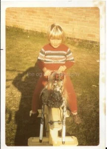 FOUND PHOTOGRAPH Color SHADOW GIRL Original Snapshot VINTAGE 19 35 C - Picture 1 of 1