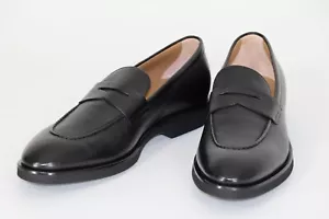 Mocassini HUGO BOSS, mod. Jerrard_Pagnotta_grpe, taglia 43 / UK 9, Made in Italy, nero - Foto 1 di 9