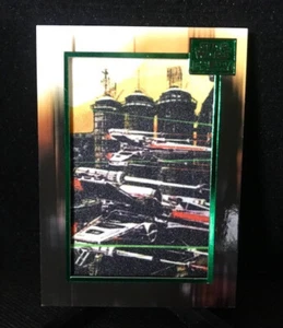 2019 Topps Star Wars Galaxy Patch Card #M-XW Green Parallel #063/150 X-Wing - Picture 1 of 2