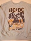 Ac/Dc Size 1X 1979 Tour Sweatshirt Highway To Hell