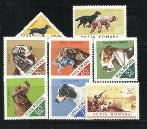 RUMANIA . Año: 1965. Tema: FAUNA. PERROS DE CAZA. - Imagen 1 de 1