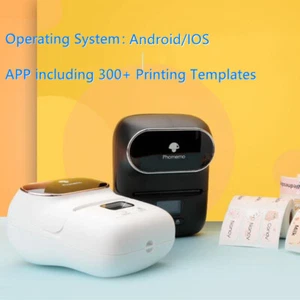 Portable Bluetooth Wireless Label Maker Thermal Sticker Printer Price Tag Lot - Picture 1 of 32