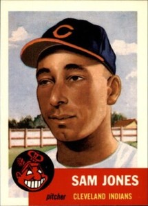 1991 Topps Archives 1953 Baseball Card #6 Sam Jones