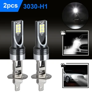H1 LED Headlight Bulbs Conversion Kit High Low Beam 100W 6500K Super White - Picture 1 of 9