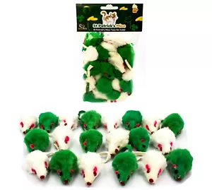 AXEL PETS St Patrick's Day Irish Festive Holiday Cat Rabbit Fur Mice Toys Catnip - Picture 1 of 6