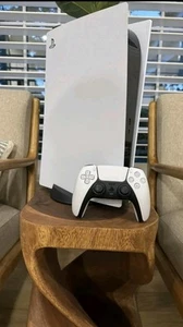 Sony PlayStation 5 825GB White Disc Edition Console Power Cord & Controller Only - Picture 1 of 6
