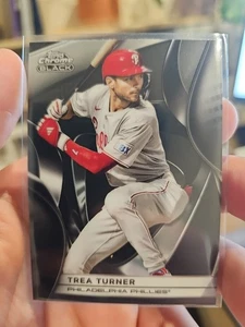 2025 Topps Chrome Black - Trea Turner #97 - Picture 1 of 2