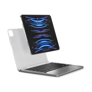 11 MAX+ Wireless Keyboard Case with Multi-Touch Trackpad for iPad Pro 11" & i... - Picture 1 of 7