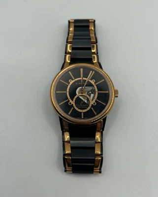 Reloj mecánico suizo delgado de cuerda manual Edox Les Bemonts para hombre 72011 357RN NIR Foto 1 de 4