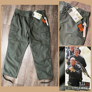 Serie Tattica 5.11 Uomo 74003 XL, 39-1/2''-43'' Cucitura Corta Verde Esercito Nuovo con etichette - Foto 1 di 14