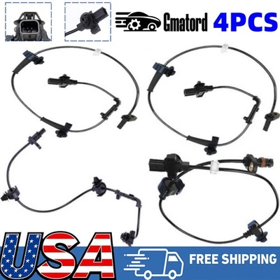 Set of 4 New ABS Speed Sensors Front & Rear Left & Right For Acura TL 2004-2008 Foto 1 de 4