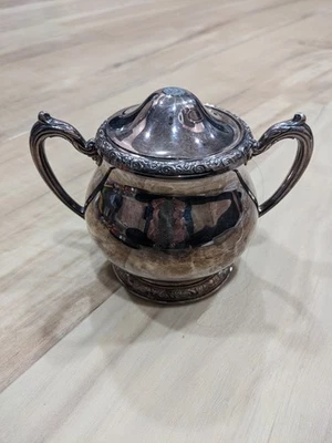 Queen Bess II (plato de plata, hueco) por ONEIDA SILVER Sugar Bowl  Foto 1 de 4