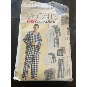 McCall's Patterns M4244 Men's Robe, Belt, Tops, Pants and Shorts, Size SM-M-L - Picture 1 of 3