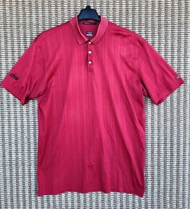 Nike Tiger Woods Collection Dri-Fit Herren 2XL Polo Golf Shirt Burgund sehr guter Zustand - Bild 1 von 8