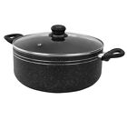 Casserole Dish Stockpot Non-Stick Cookware Soup Stew Pan with Lid 24Cm