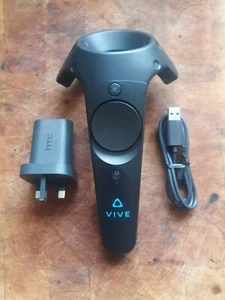 Genuine HTC Vive VR Wireless Controller 2PR7100 + TCNE5W-UK Charger + Cable PSU - Picture 1 of 11