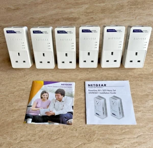 6 x NETGEAR Powerline AV+ 500 Nano adapters XAV5601 - Fully Working - Picture 1 of 10