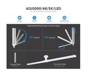 Feit 40 W ED26 LED Foldable Light 5000 K Daylight High Lumen A4721V - Picture 1 of 9