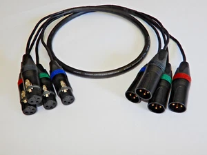 ESH AUDIO - 4 Channel XLR loom - Canare MR202-4AT - Neutrik - Picture 1 of 6