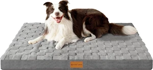 Orthopedic XXL Dog Bed For Extra Large Dogs 48''X30'' Waterproof Soft Warm Grey - Picture 1 of 11