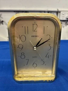 Seiko Quartz Table Clock QQZ158G Made In Japan 1989 - Picture 1 of 7