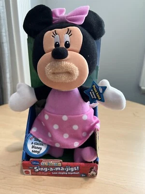 NUEVO Disney Fisher-Price 2011 Singing Sing a Ma Jig Minnie Mouse Muñeco de Peluche Juguete Foto 1 de 2