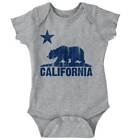 Vintage California Bear Flag Vacation Gift Unisex Baby Infant Romper Newborn