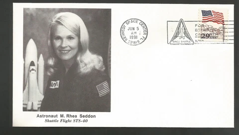 ASTRONAUT M. RHEA SEDDON  SHUTTLE FLIGHT STS-40 COLUMBIA JUN 5,1991    KSC * Cover