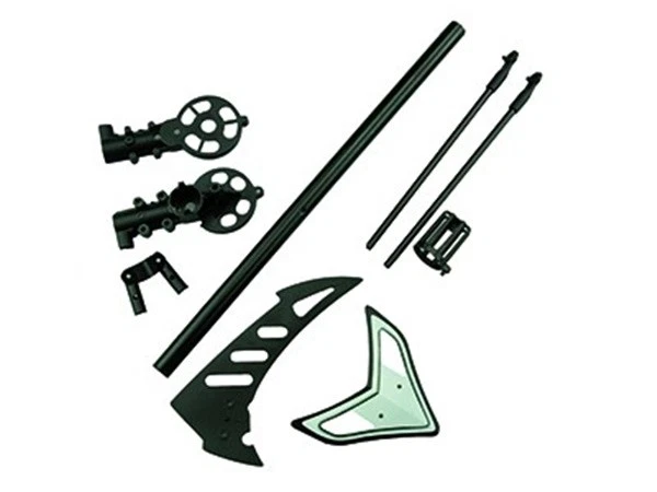 Repuesto Amewi Buzzard 4 Canal 2.4GHZ RC Heli Helicóptero Heck Set Blanco Nuevo - Imagen 1 de 1