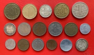 Finland 17 different coins (including silver) - Picture 1 of 2