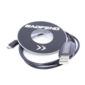 Kabel do programowania USB i sterownik CD do radia BaoFeng BF-T1 BF-9100 Walkie Talkie - Zdjęcie 1 z 5