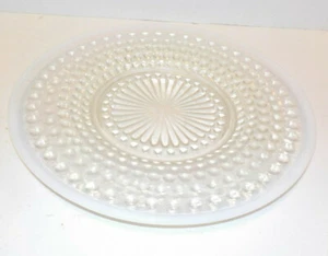 Antiguo De Colección Transparente VIDRIO DE DEPRESIÓN Ancla Hocking PIEDRA LUNAR Diseño de Hobnail - Imagen 1 de 8