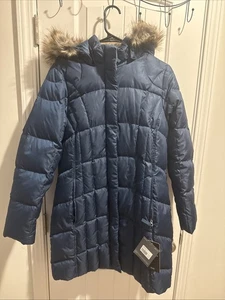 Eddie Bauer NWT Lodge Down Parka Jacket Women’s Petite Medium - Picture 1 of 9